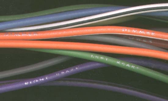 Close-up of markings