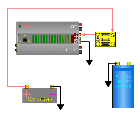 Capacitor charging demo