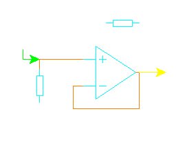 Non-inverting - no gain - buffer