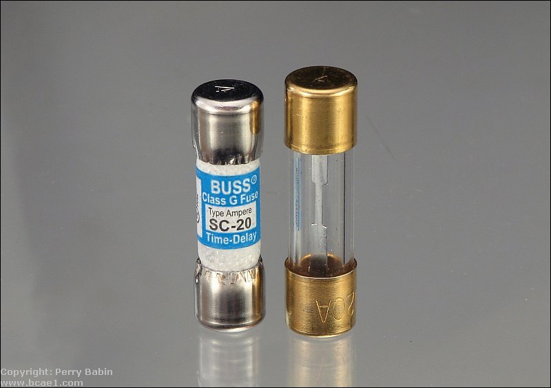 Bussmann class G fuse vs Bussmann AGU fuse