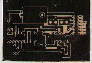 Toner on Board After Etching